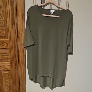 LuLaRoe Olive Green Relaxed Tunic